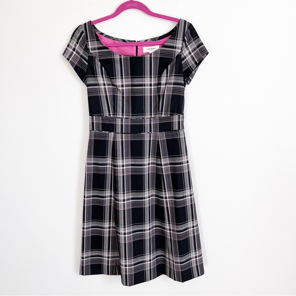 Isaac Mizrahi Plaid A-line Dress Size 4 Vintage Y2K